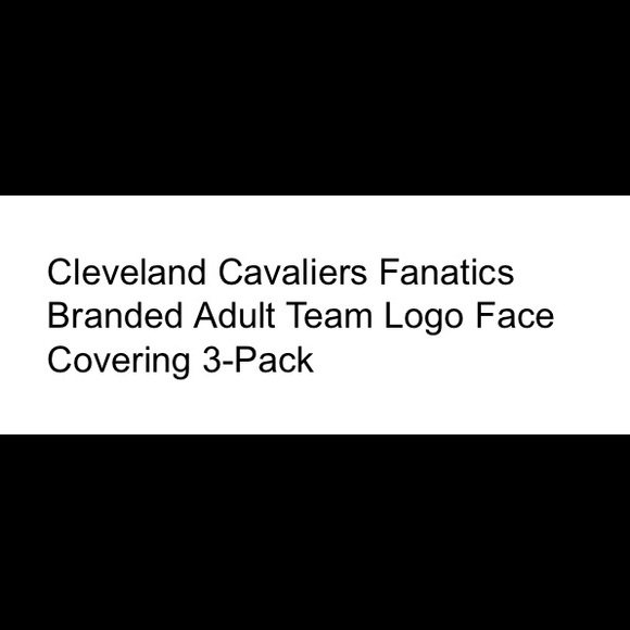3 pack Cavaliers Facemask - Picture 2 of 2